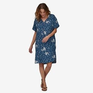 Patagonia | short-sleeved Pataloha Dress in blue | size XXS